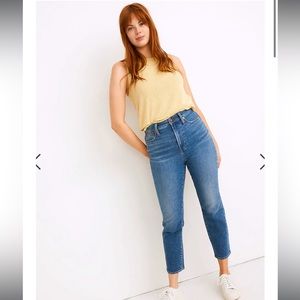 NWT Madewell Jeans: Curvy Perfect Vintage Crop